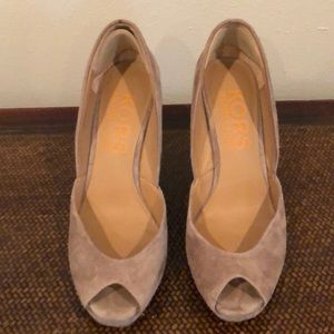Michael Kors suede shoes, size 6